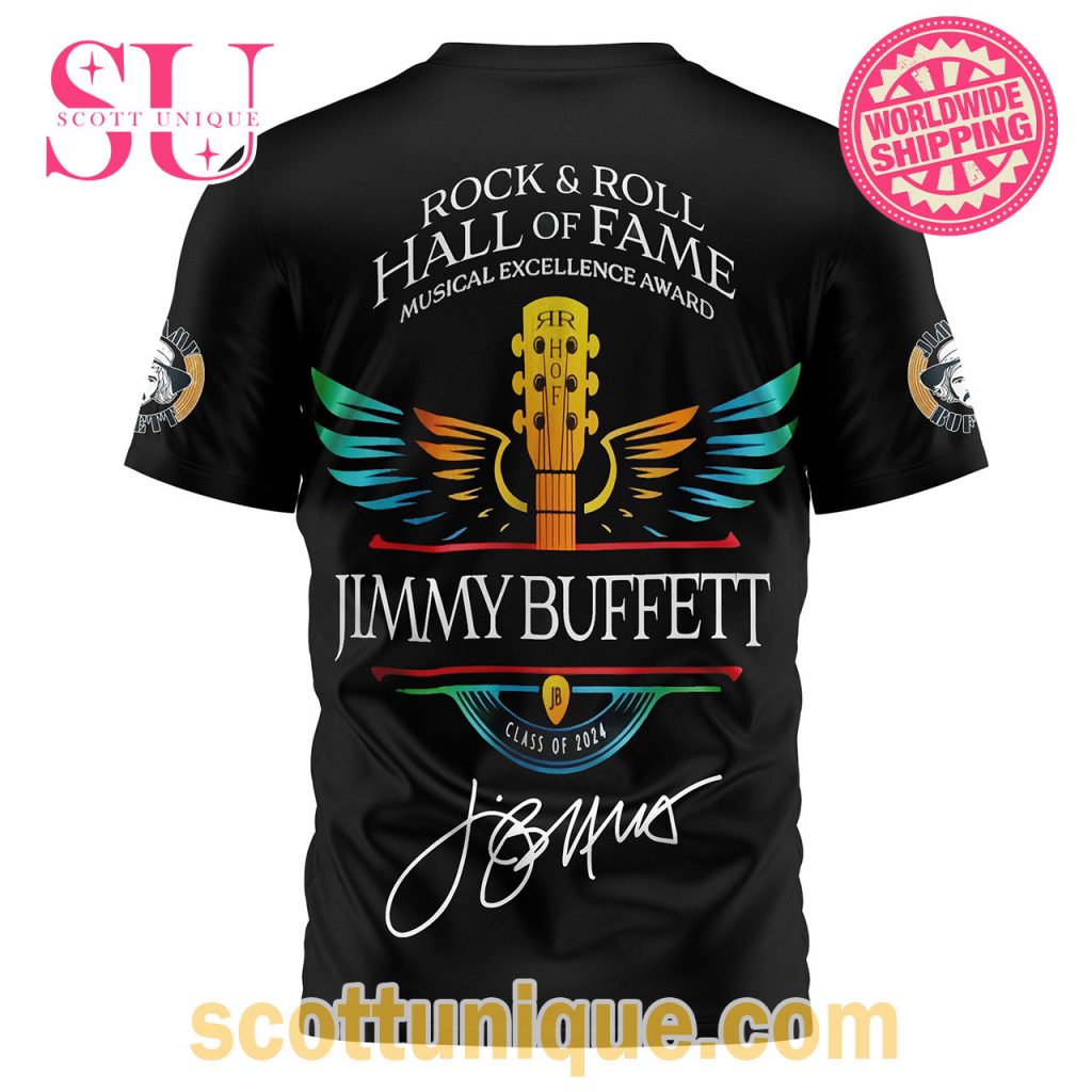 Jimmy Buffett Rock & Roll Hall Of Fame Induction 2024 T Shirt2 Jimmy Buffett Rock & Roll Hall Of Fame Induction 2024 T Shirt2