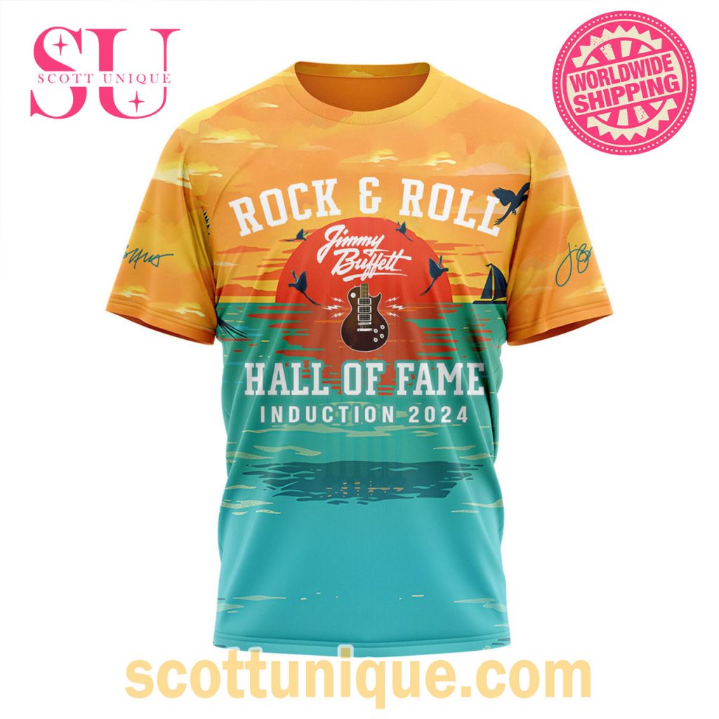 Jimmy Buffett Rock & Roll Musical Excellence Award T Shirt1 Jimmy Buffett Rock & Roll Musical Excellence Award T Shirt1