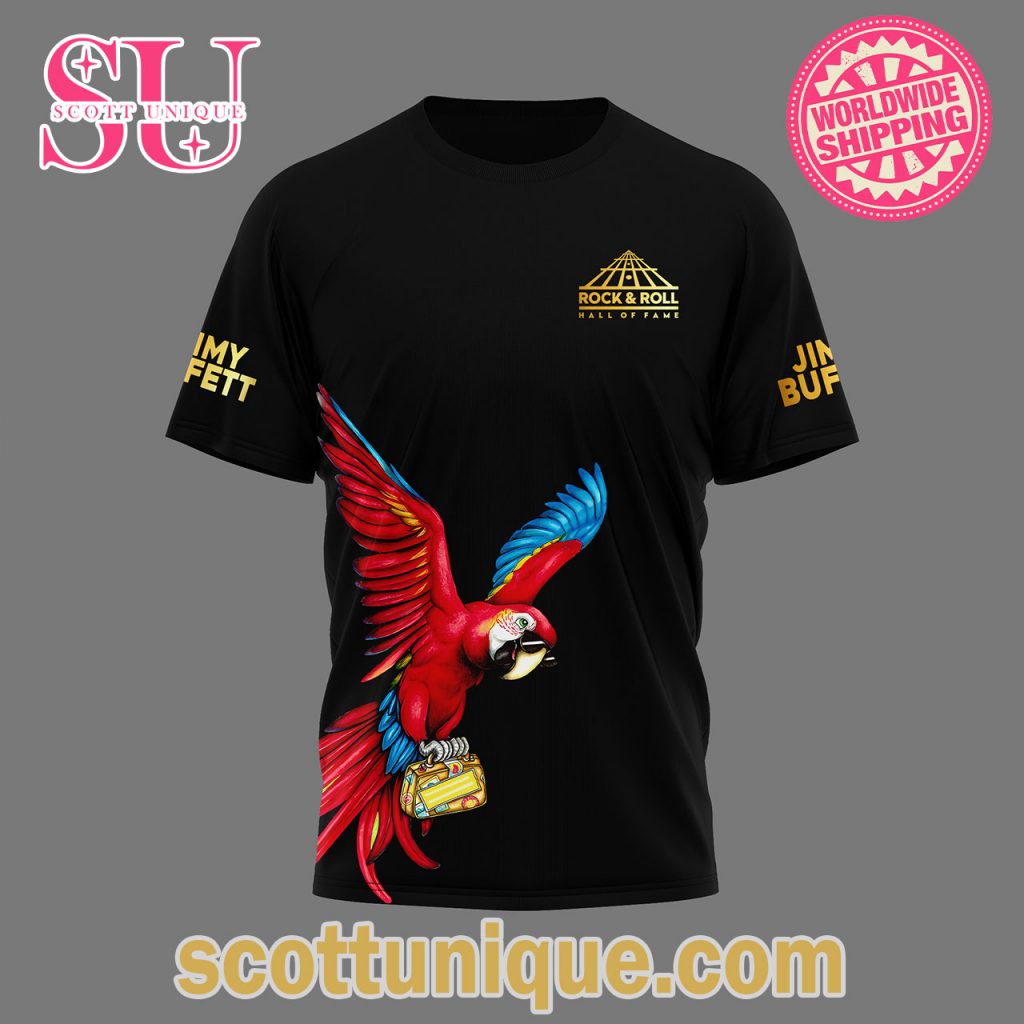 Jimmy Buffett Rock & Roll Premium Black T Shirt Jimmy Buffett Rock & Roll Premium Black T Shirt
