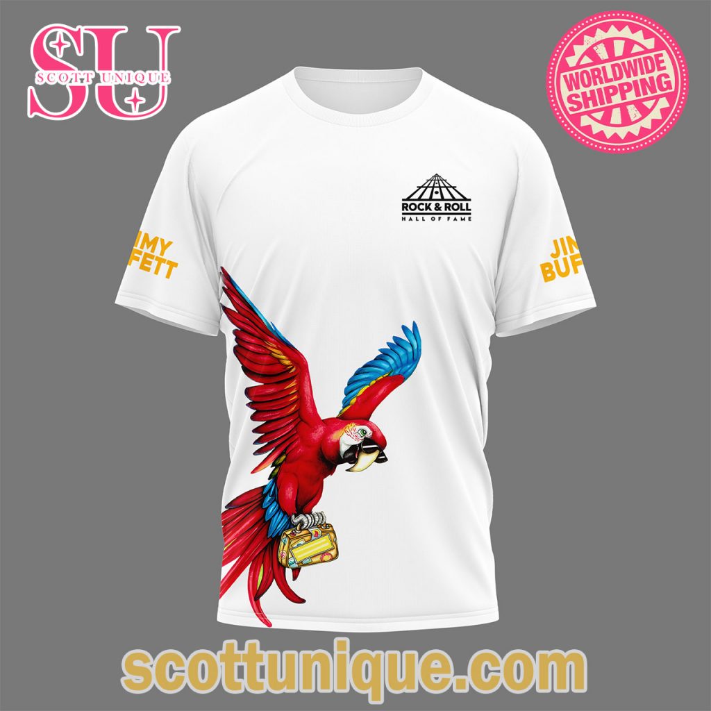 Jimmy Buffett Rock & Roll Premium White T Shirt Jimmy Buffett Rock & Roll Premium White T Shirt