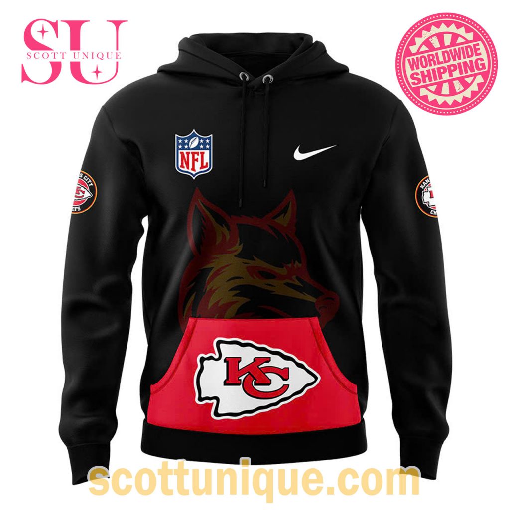 Kansas City Chiefs Blackout Pullover Hoodie Kansas City Chiefs Blackout Pullover Hoodie