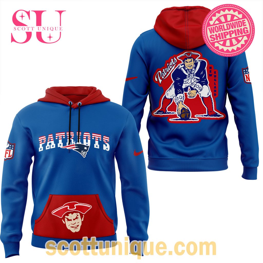 New England Patriots Rewind Club Fleece Pullover Hoodie1 New England Patriots Rewind Club Fleece Pullover Hoodie1