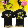 Oregon Ducks Football Stomp Out Cancer Heroes White T-Shirt
