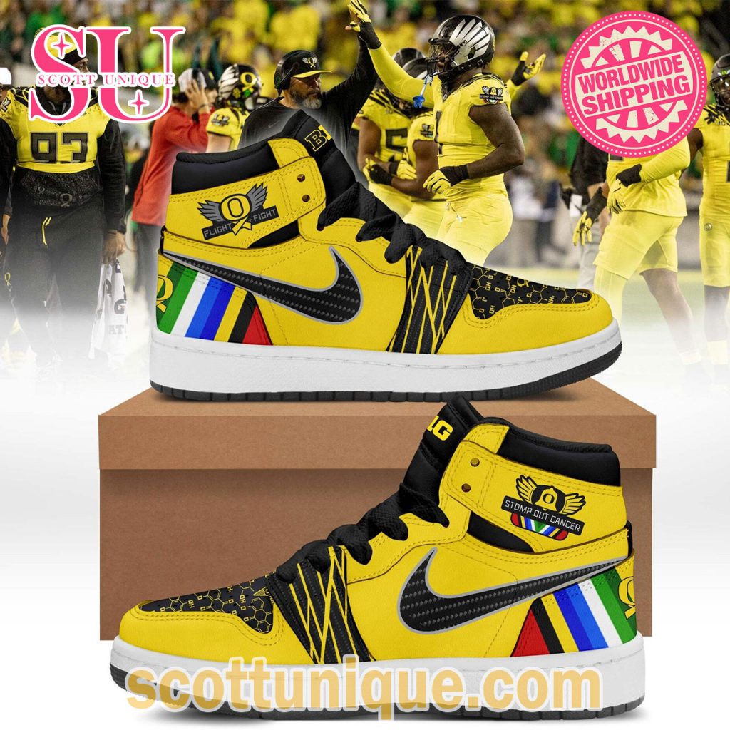 Oregon Ducks “Stomp Out Cancer” Air Jordan Shoes Oregon Ducks “Stomp Out Cancer” Air Jordan Shoes