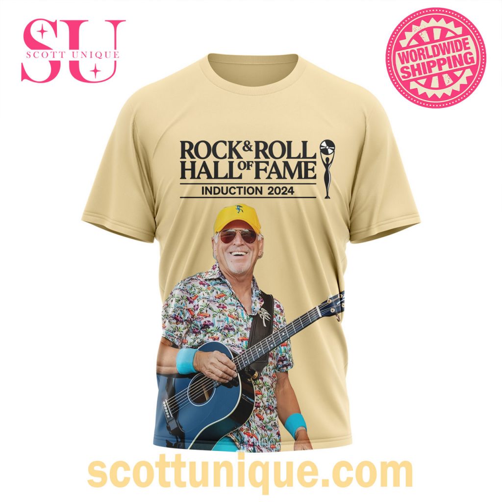 Rock & Roll Hall Of Fame Induction 2024 Jimmy Buffett T Shirt1 Rock & Roll Hall Of Fame Induction 2024 Jimmy Buffett T Shirt1