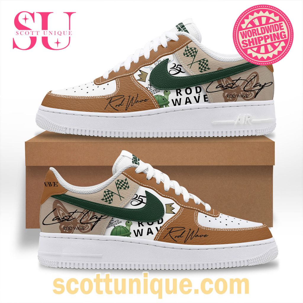 Rod Wave Last Lap Album Nike Air Force Shoes
