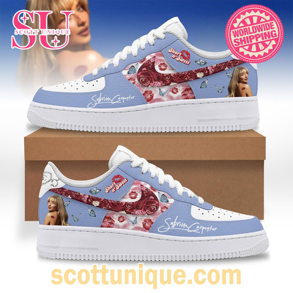 Sabrina Carpenter Short n' Sweet Album Air Force Shoes Sabrina Carpenter Short n' Sweet Album Air Force Shoes