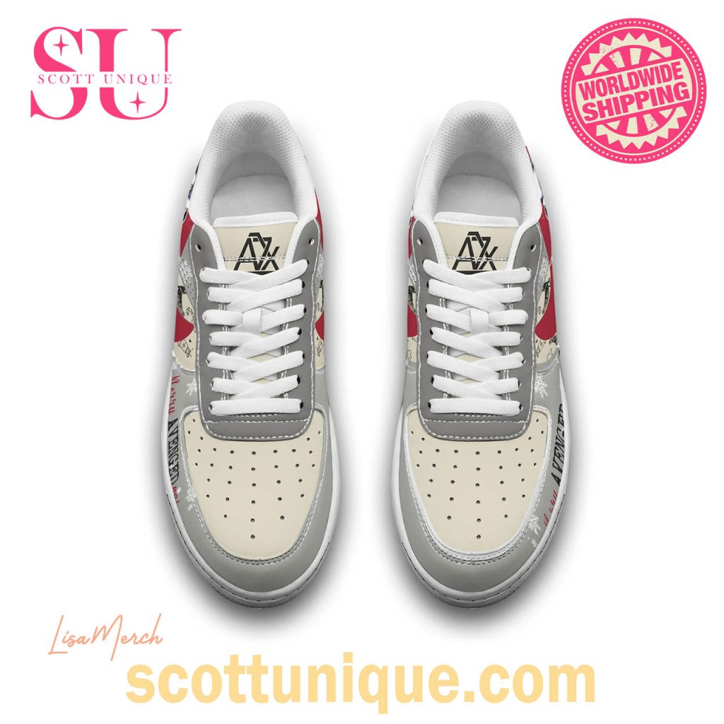 Avenged Sevenfold Bat Merry Christmas Air Force 1 Shoes2 Avenged Sevenfold Bat Merry Christmas Air Force 1 Shoes2