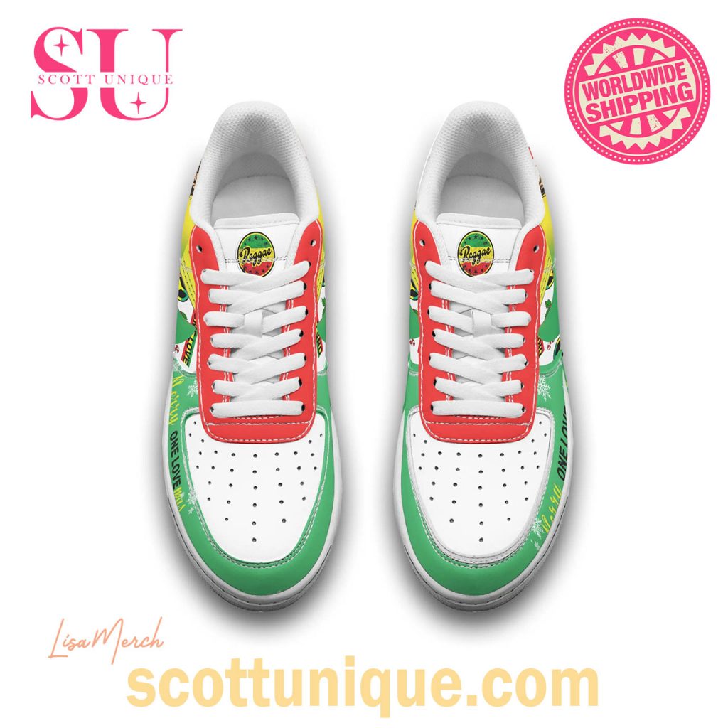 Bob Marley ''Merry Onelovemas'' Hippie Air Force Shoes1 Bob Marley ''Merry Onelovemas'' Hippie Air Force Shoes1