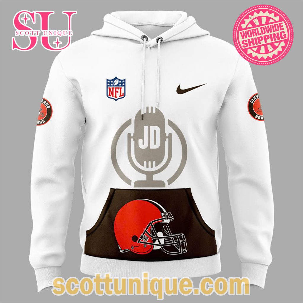 Cleveland Browns Jim Donovan Voice Hoodie Cleveland Browns Jim Donovan Voice Hoodie