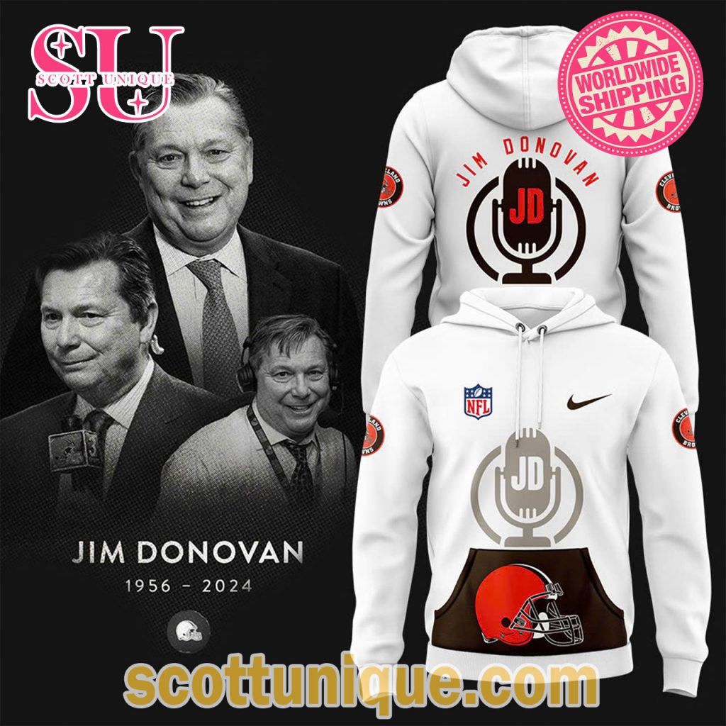 Cleveland Browns Jim Donovan Voice Hoodie1 Cleveland Browns Jim Donovan Voice Hoodie1