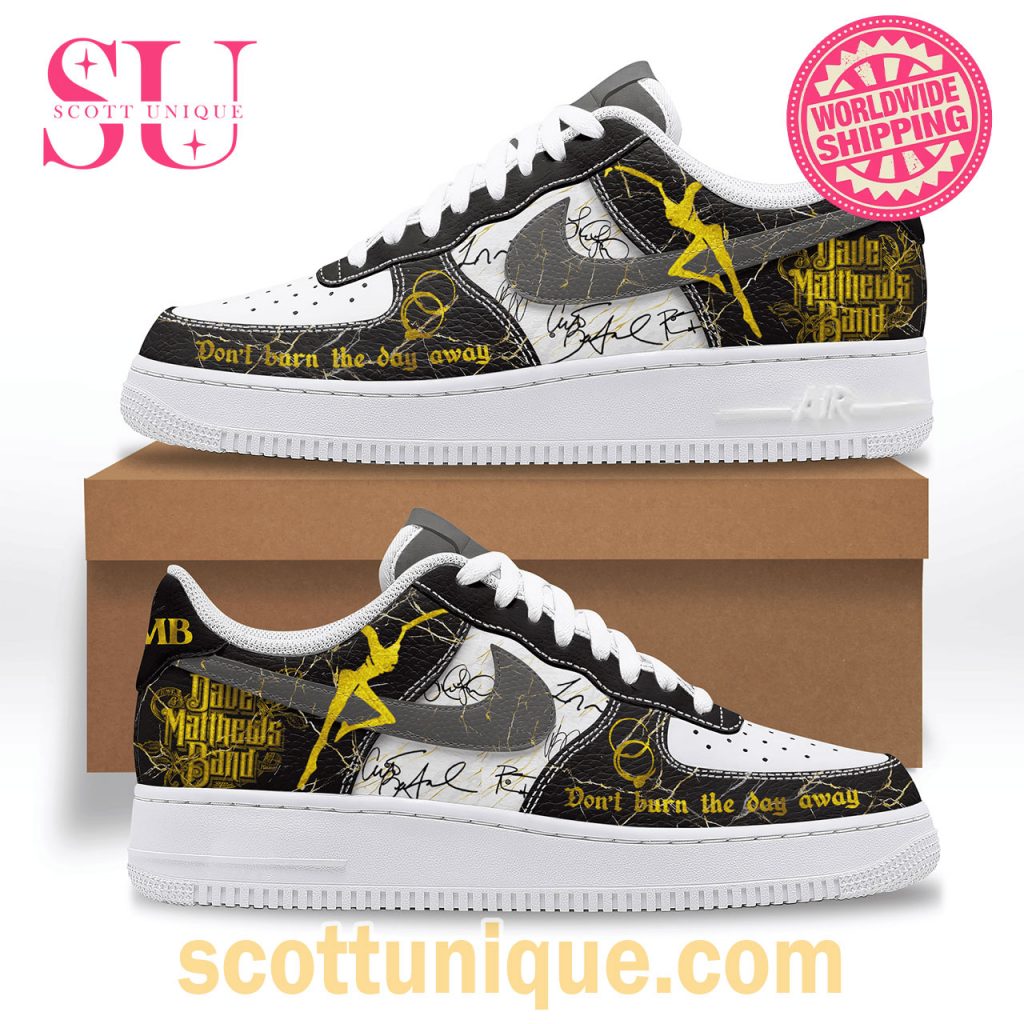 Dave Matthews Band Signature Gold Air Force Shoes4 Dave Matthews Band Signature Gold Air Force Shoes4