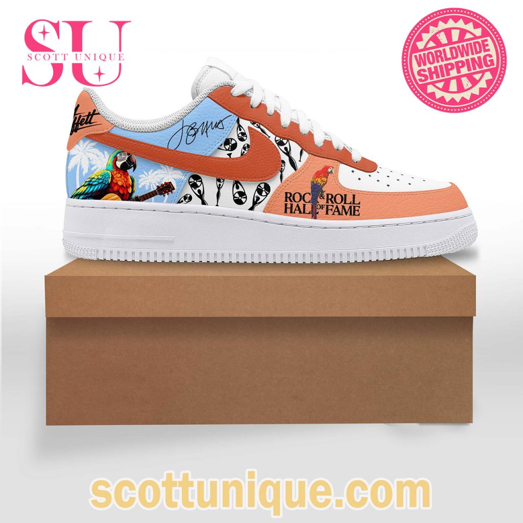 Jimmy Buffett Rock & Roll Hall of Fame 2024 Air Force 1 Shoes2 Jimmy Buffett Rock & Roll Hall of Fame 2024 Air Force 1 Shoes2
