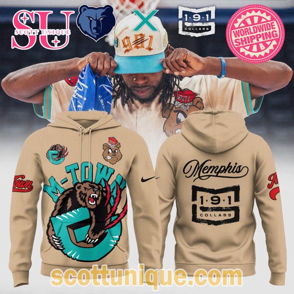 Memphis Grizzlies x 191 Collabs Presented by Hennessy Hoodie Memphis Grizzlies x 191 Collabs Presented by Hennessy Hoodie