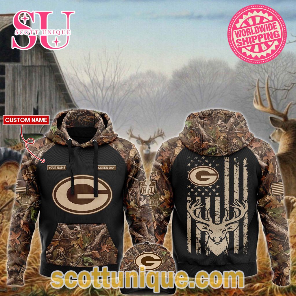 NFL Green Bay Packers x Hunting 2024 Hoodie NFL Green Bay Packers x Hunting 2024 Hoodie