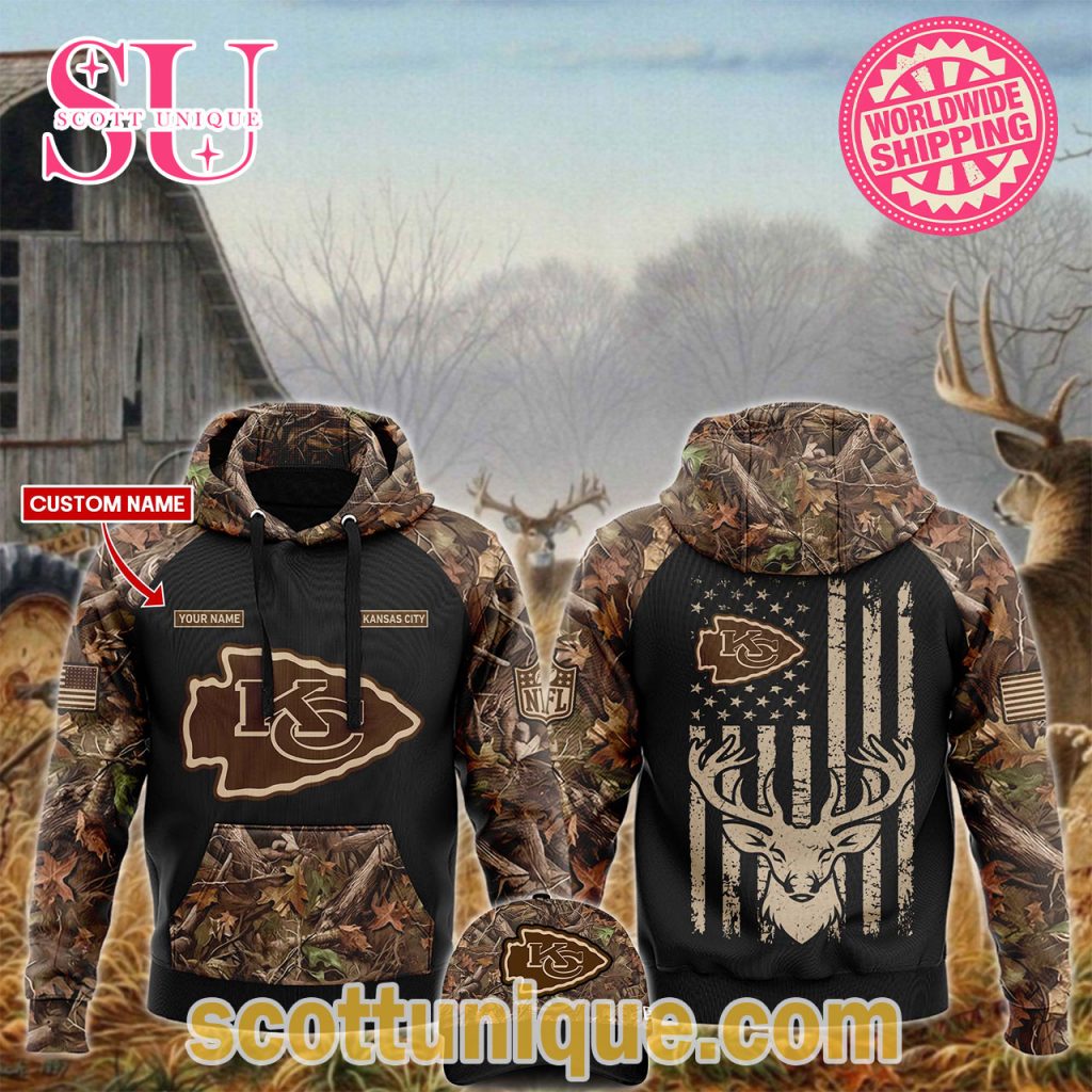 NFL Kansas City Chiefs x Hunting 2024 Hoodie NFL Kansas City Chiefs x Hunting 2024 Hoodie