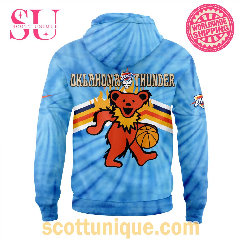Oklahoma City Thunder Grateful Dead Night 2024 TieDye Blue Hoodie1 Oklahoma City Thunder Grateful Dead Night 2024 TieDye Blue Hoodie1