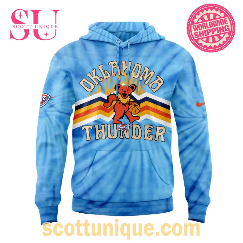 Oklahoma City Thunder Grateful Dead Night 2024 TieDye Blue Hoodie2 Oklahoma City Thunder Grateful Dead Night 2024 TieDye Blue Hoodie2