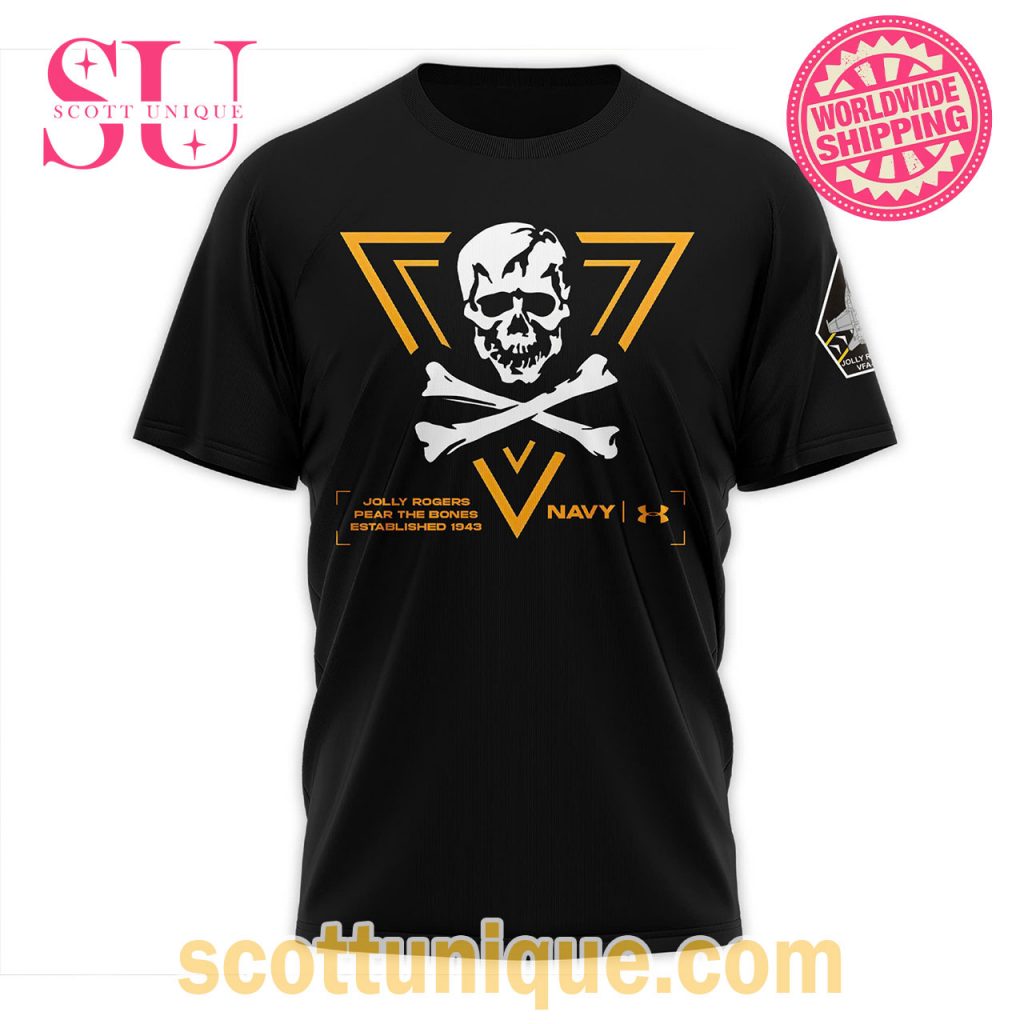 Rivalry Fear The Bones Armour Black Navy Midshipmen 2024 T Shirt1 Rivalry Fear The Bones Armour Black Navy Midshipmen 2024 T Shirt1