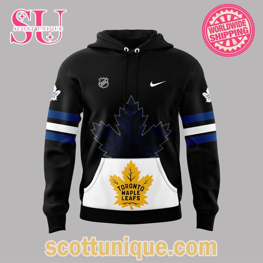 Toronto Maple Leafs 2024 NHL Justin Bieber Drew Black Hoodie2 Toronto Maple Leafs 2024 NHL Justin Bieber Drew Black Hoodie2