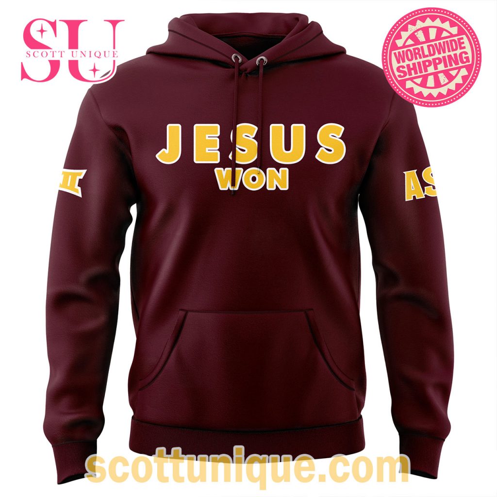 Arizona State Sun Devils Jesus Won 2024 Hoodie1 Arizona State Sun Devils Jesus Won 2024 Hoodie1