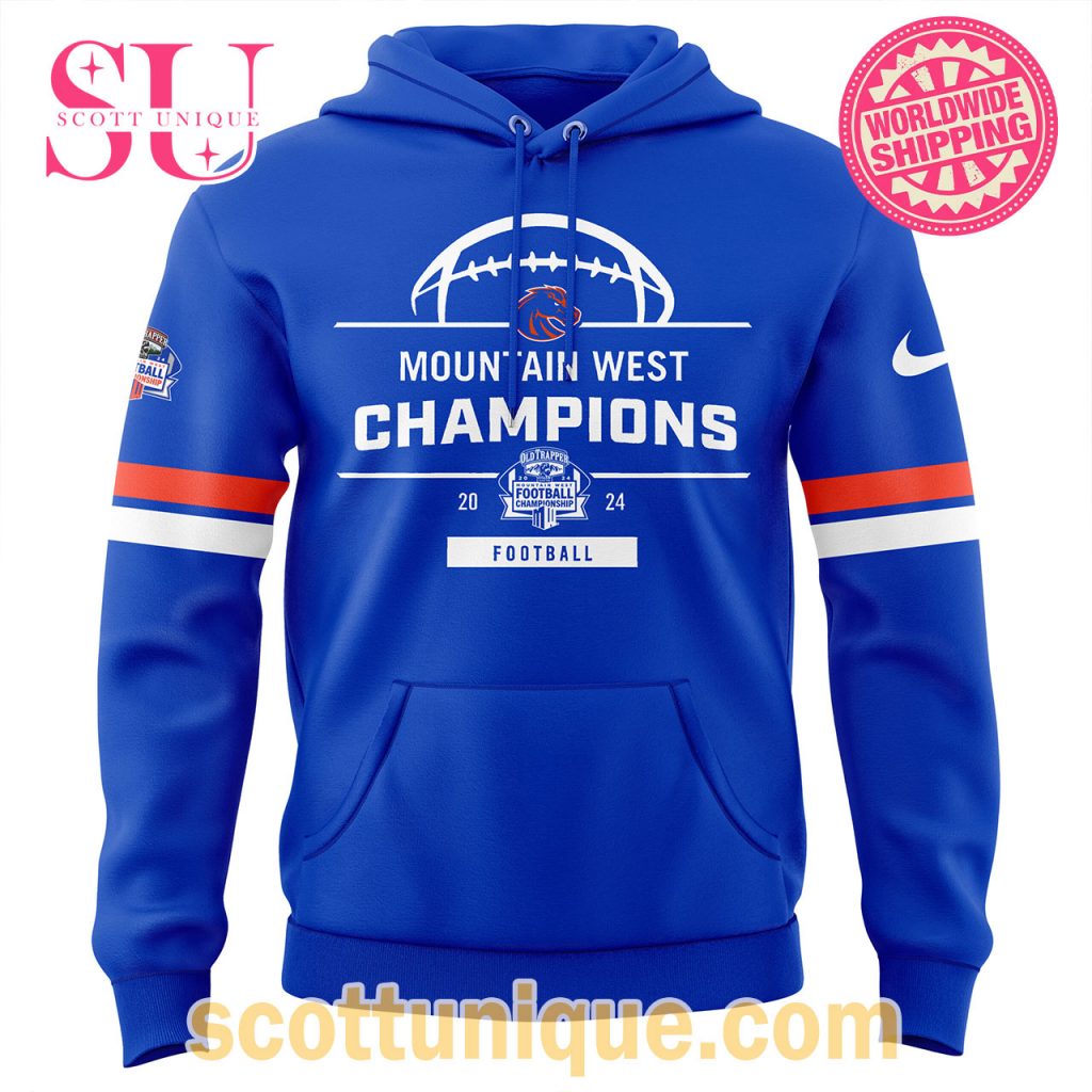 Boise State Mountain West Football Champions 2024 Hoodie1 Boise State Mountain West Football Champions 2024 Hoodie1