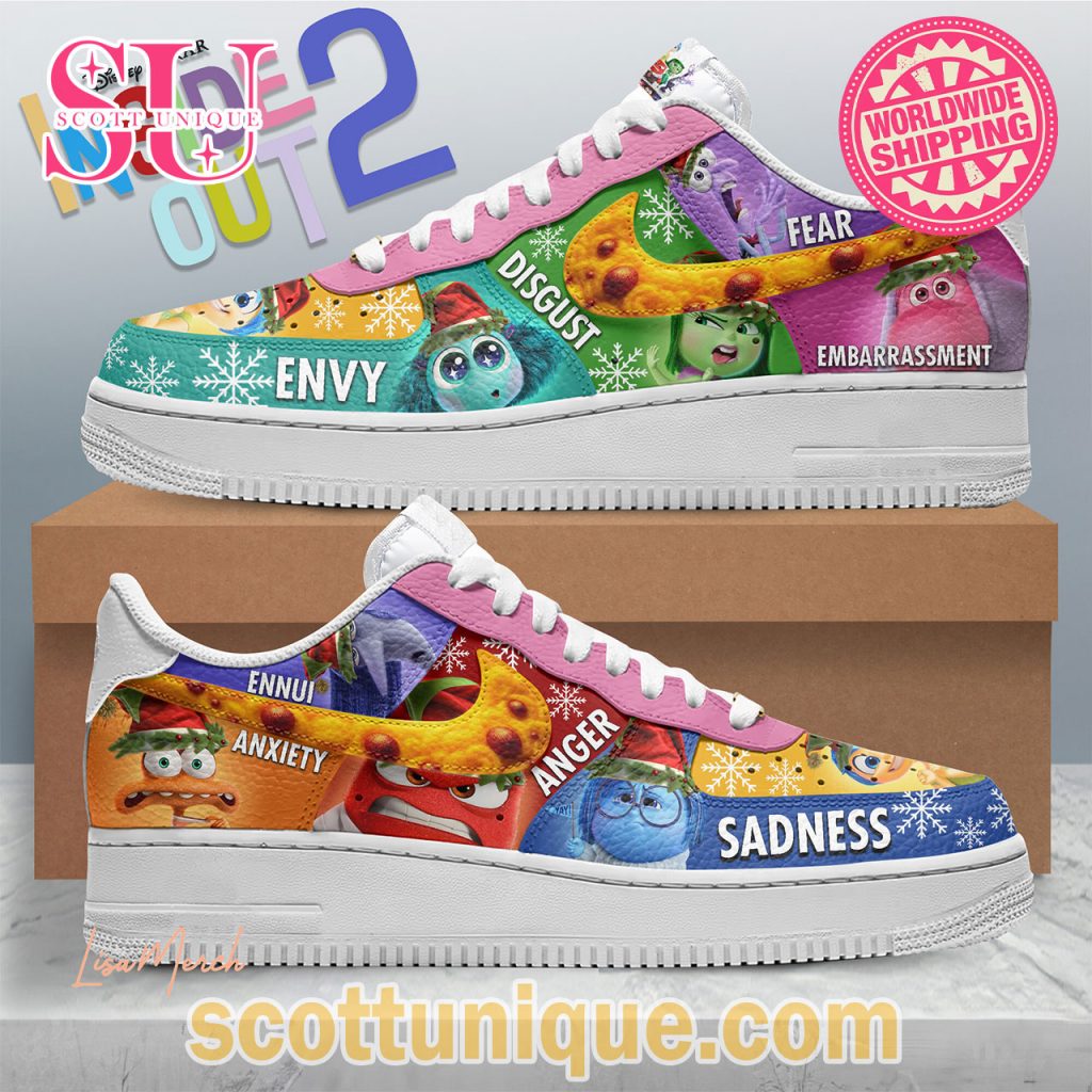 Christmas Theme Inside Out 2 x Nike Air Force 1 Shoes Christmas Theme Inside Out 2 x Nike Air Force 1 Shoes