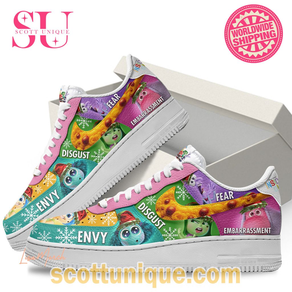 Christmas Theme Inside Out 2 x Nike Air Force 1 Shoes1 Christmas Theme Inside Out 2 x Nike Air Force 1 Shoes1