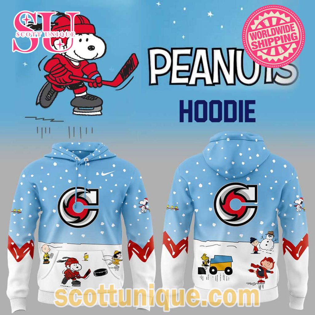 Cincinnati Cyclones Peanuts & Snoopy Night Blue Hoodie Cincinnati Cyclones Peanuts & Snoopy Night Blue Hoodie