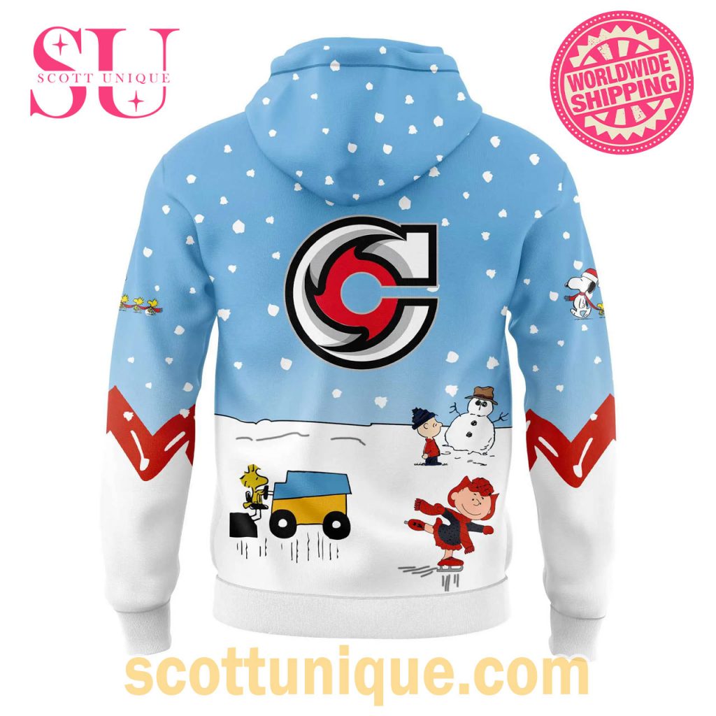 Cincinnati Cyclones Peanuts & Snoopy Night Blue Hoodie1 Cincinnati Cyclones Peanuts & Snoopy Night Blue Hoodie1