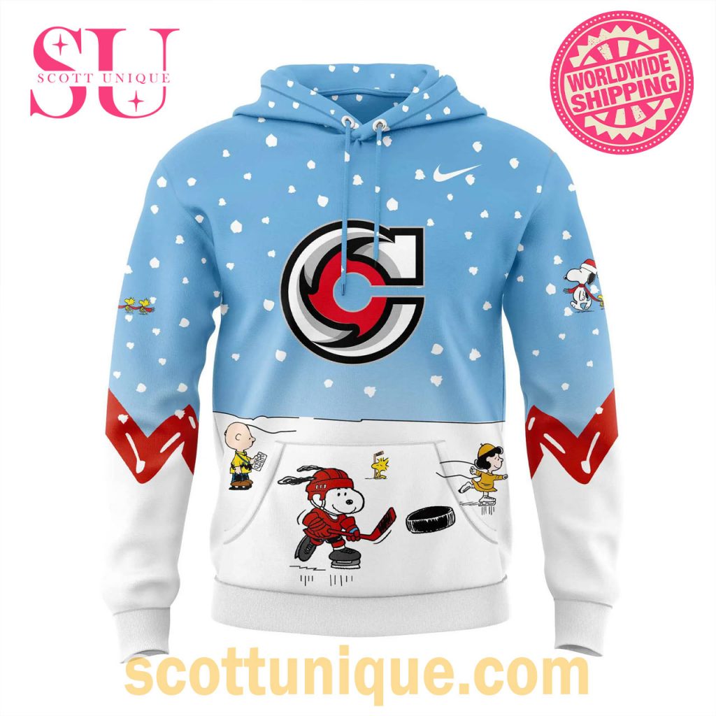 Cincinnati Cyclones Peanuts & Snoopy Night Blue Hoodie2 Cincinnati Cyclones Peanuts & Snoopy Night Blue Hoodie2