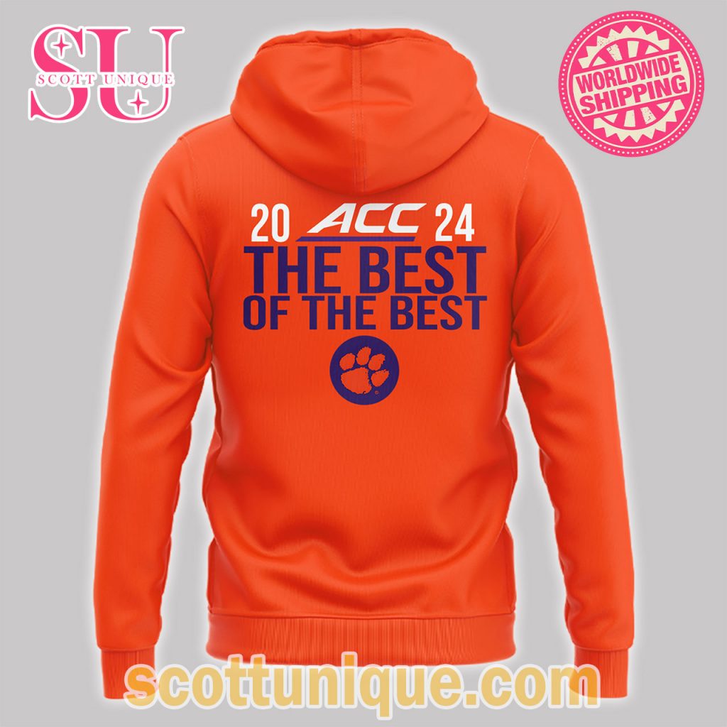 Clemson Tigers ACC Football Conference Champions 2024 Hoodie2 Clemson Tigers ACC Football Conference Champions 2024 Hoodie2