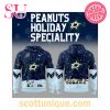 Cincinnati Cyclones Peanuts & Snoopy Night Christmas Cyan Hoodie