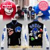 Detroit Lions Collab Sonic & Knuckles Super Son Knuck Red Baseball Jacket