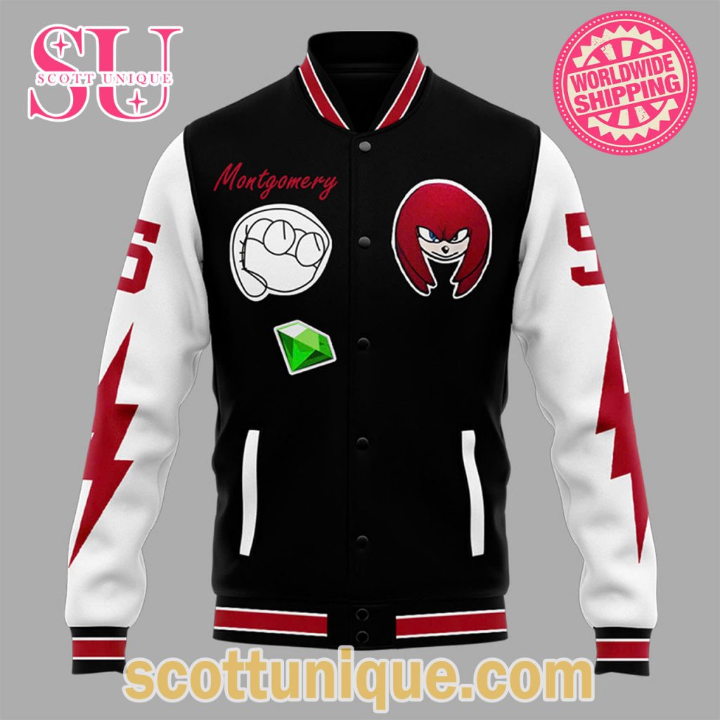 Detroit Lions Collab Sonic & Knuckles Super Son Knuck Red Baseball Jacket3 Detroit Lions Collab Sonic & Knuckles Super Son Knuck Red Baseball Jacket3