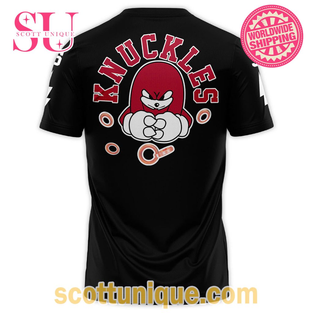 Detroit Lions Collab Sonic & Knuckles Super Son Knuck T Shirt2