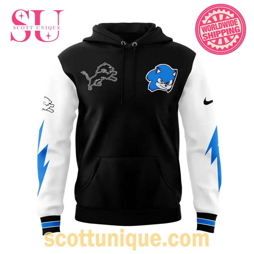 Detroit Lions x Sonic and Knuckles Hoodie