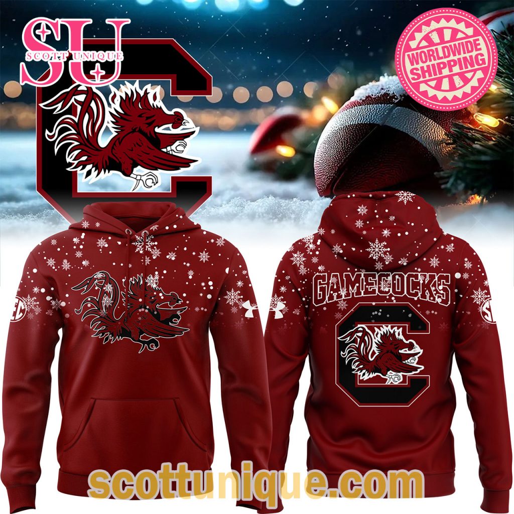 Gamecocks Football Christmas Theme 2024 Hoodie Gamecocks Football Christmas Theme 2024 Hoodie