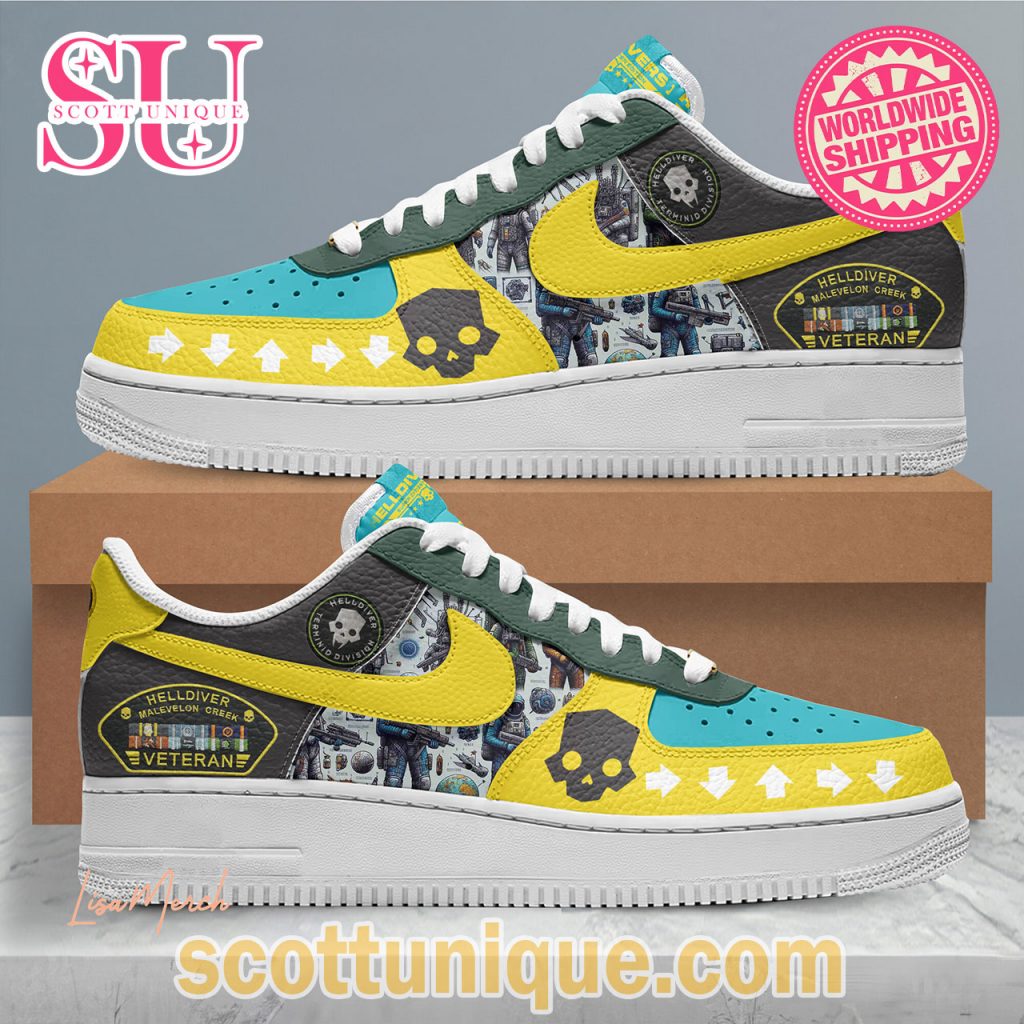 Helldivers 2 Veteran Nike Air Force 1 Shoes Helldivers 2 Veteran Nike Air Force 1 Shoes