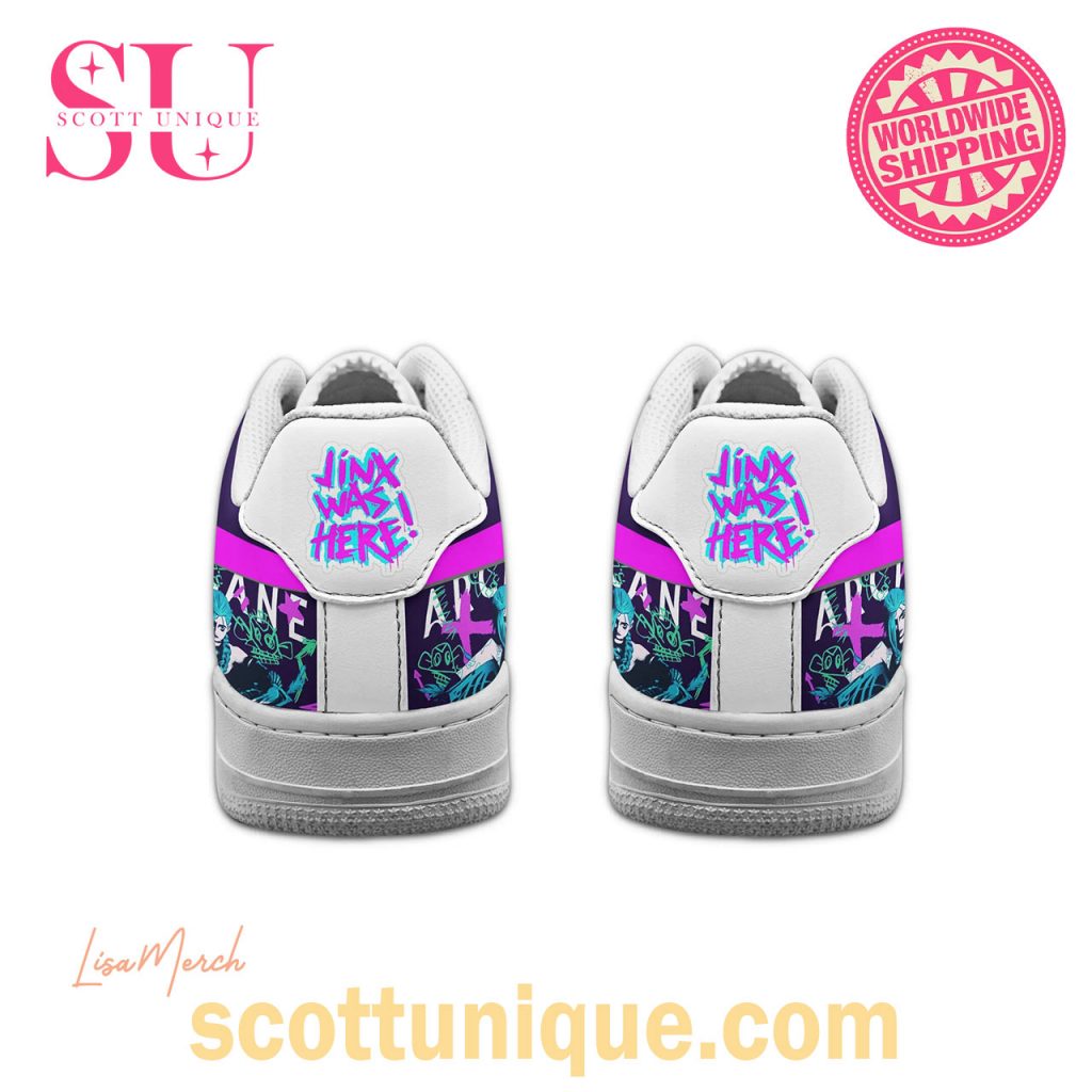 Jinx Arcane Artwork Abstract 2024 Air Force 1 Shoes1 Jinx Arcane Artwork Abstract 2024 Air Force 1 Shoes1