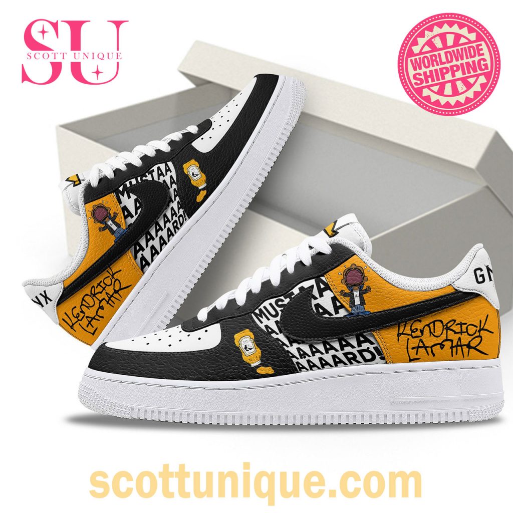 Kendrick Lamar Mustard GNX Air Force 1 Shoes2 Kendrick Lamar Mustard GNX Air Force 1 Shoes2
