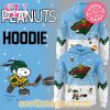 Cincinnati Cyclones Peanuts & Snoopy Night Christmas Cyan Hoodie