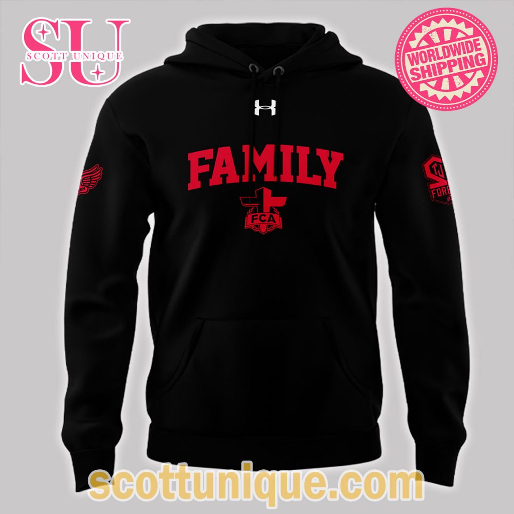 New Family Forever Utah Football Black Hoodie1