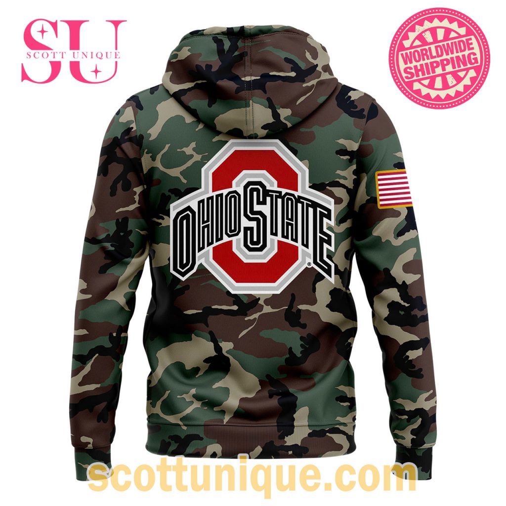 Ohio State Buckeyes Salute to Service Camo Hoodie2