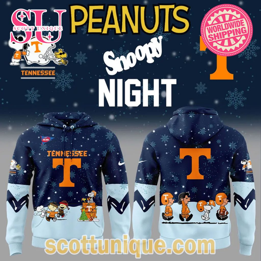 Tennessee Peanuts & Snoopy Night Christmas Hoodie