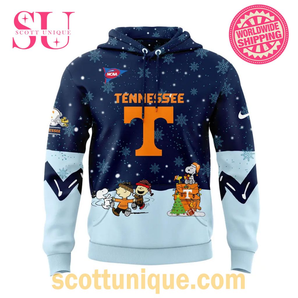 Tennessee Peanuts & Snoopy Night Christmas Hoodie2