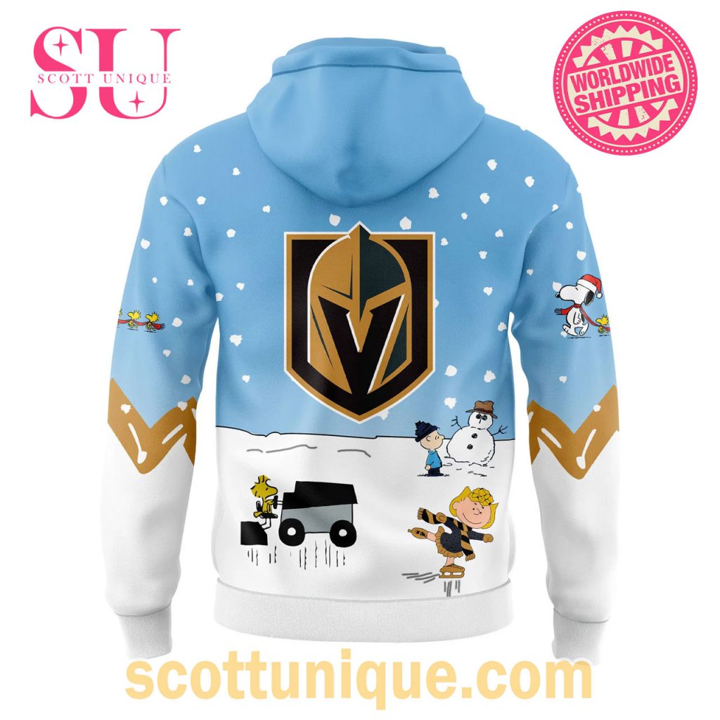 Vegas Golden Knights Peanuts & Snoopy Night Christmas Hoodie1