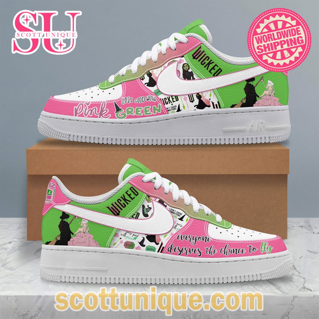 Wicked Movie 2024 Premium Air Force 1 Shoes1 Wicked Movie 2024 Premium Air Force 1 Shoes1