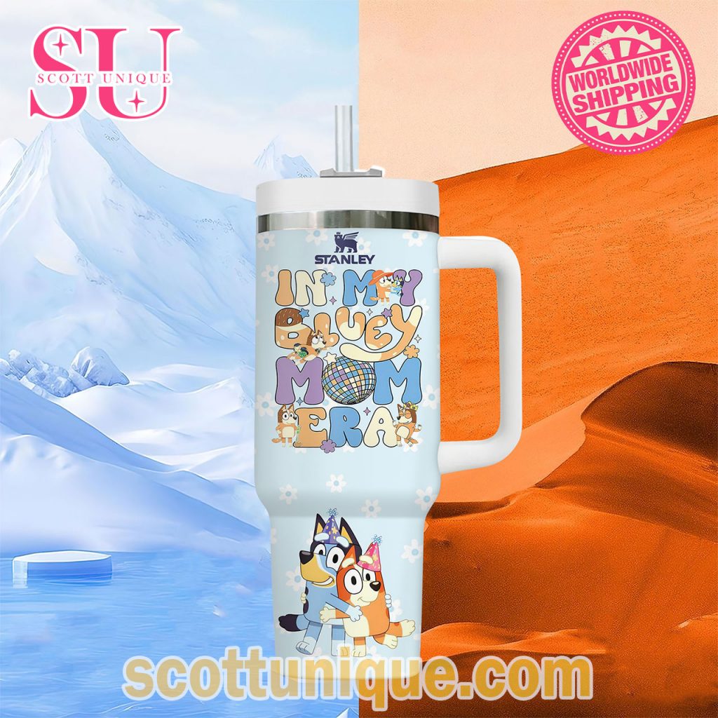 Bluey Family Big Kid Energy Blue Stanley Tumbler1 Bluey Family Big Kid Energy Blue Stanley Tumbler1