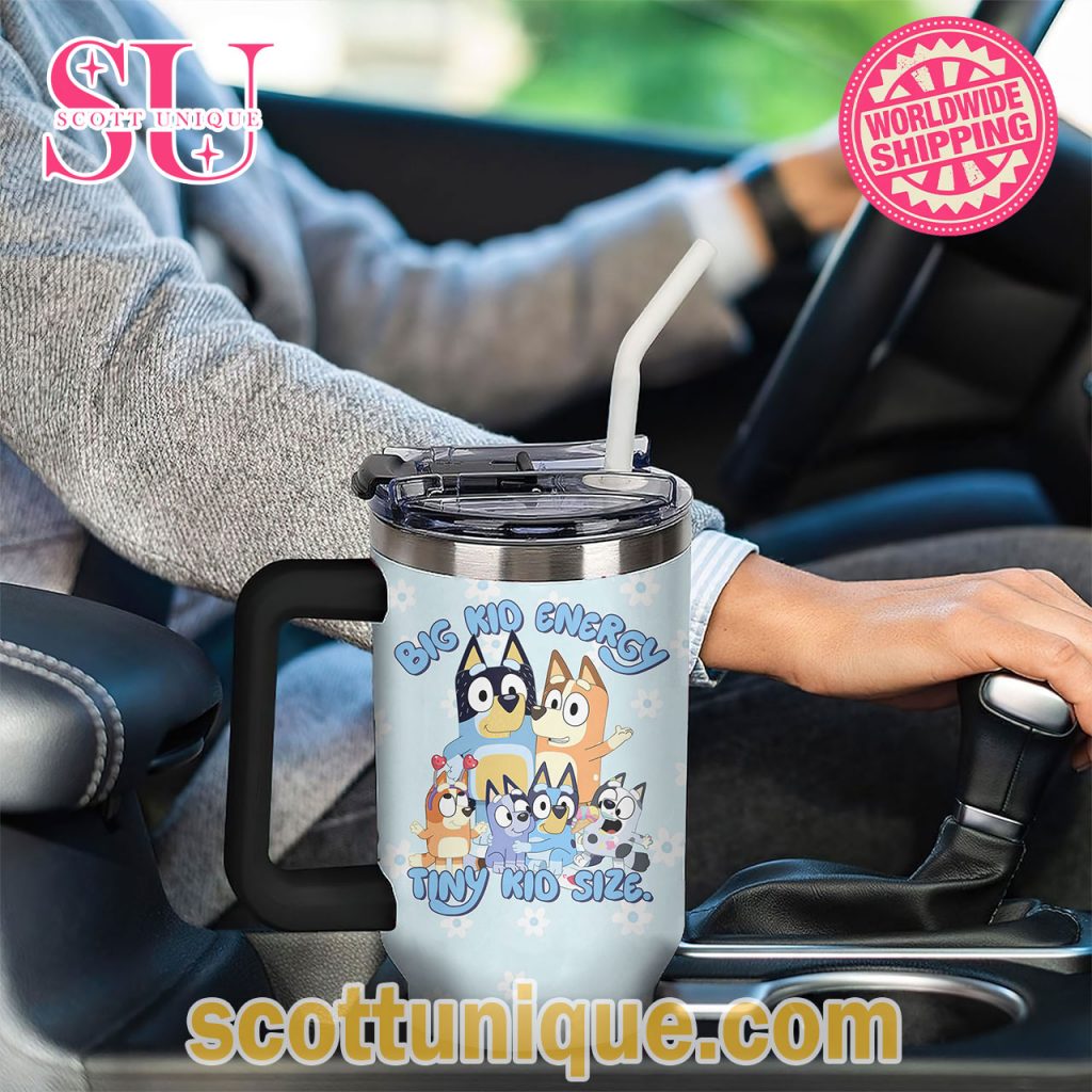 Bluey Family Big Kid Energy Blue Stanley Tumbler4 Bluey Family Big Kid Energy Blue Stanley Tumbler4